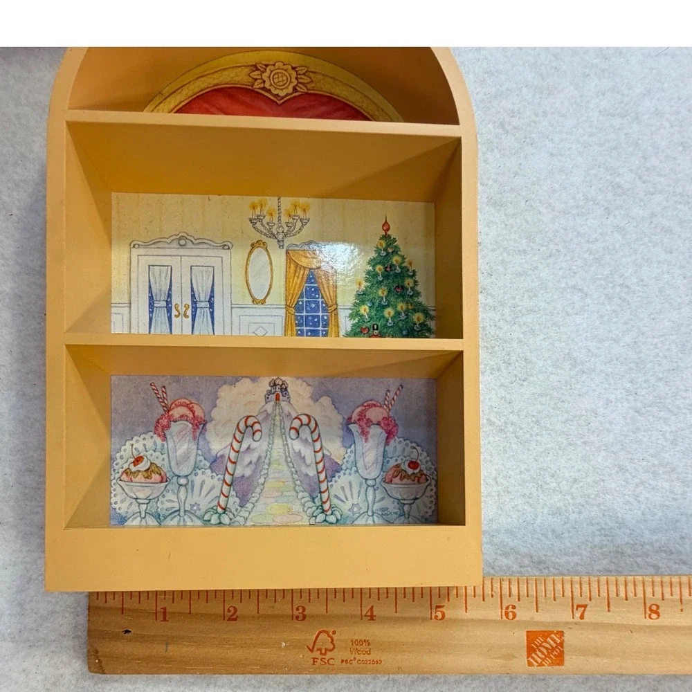 Hallmark 1996 Nutcracker Ballet Clara Ornament and Display Stage QXM4064 Vintage
